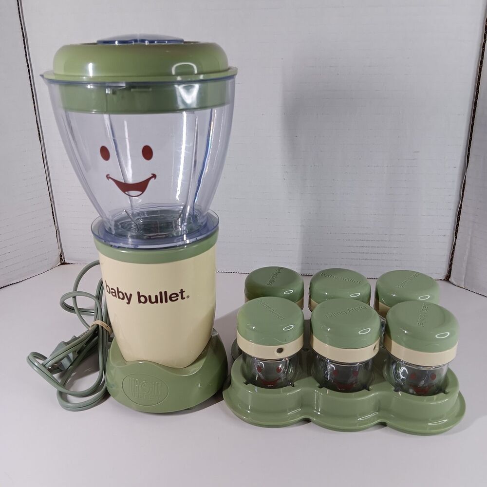 Magic Baby Bullet Food Prep Blender Processor With Storage Cups Containers